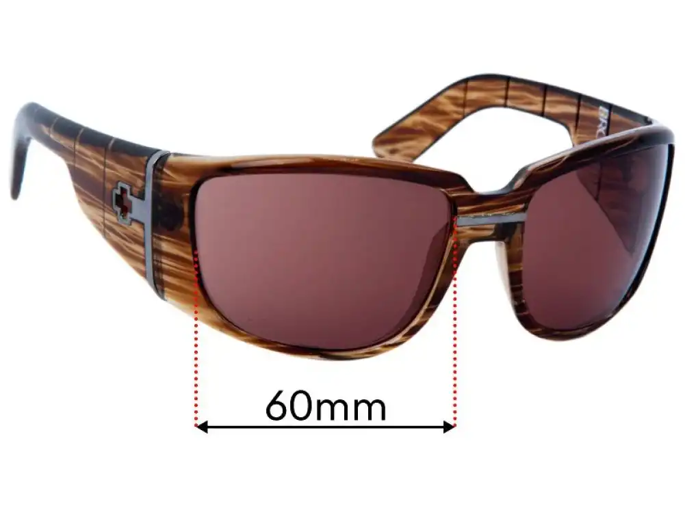 Sunglass Fix Lentes de Repuesto para Spy Optic Bronsen - 60mm Wide Sunglass Fix Lentes de Repuesto para Spy Optic Bronsen - 60mm Wide