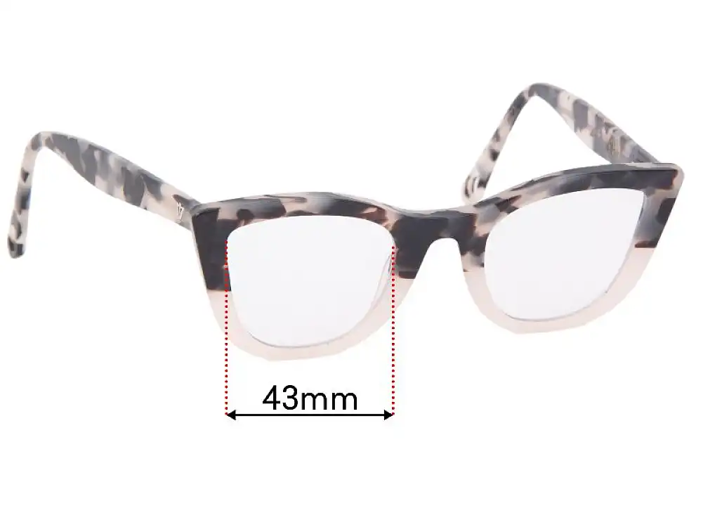 Sunglass Fix Lentes de Repuesto para Valley Ludwig JNR - 43mm Wide Sunglass Fix Lentes de Repuesto para Valley Ludwig JNR - 43mm Wide