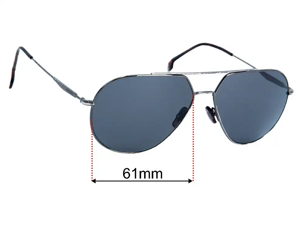 Sunglass Fix Lentes de Repuesto para Carrera 274/S - 61mm Wide Sunglass Fix Lentes de Repuesto para Carrera 274/S - 61mm Wide
