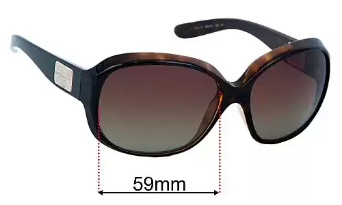 Sunglass Fix Replacement Lenses for Dolce & Gabbana DG6049 - 59mm Wide Dolce & Gabbana DG6049 Replacement Lenses 59mm wide