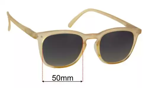 Sunglass Fix Replacement Lenses for Izipizi Sun E - 50mm Wide Izipizi Sun E Replacement Lenses 50mm wide
