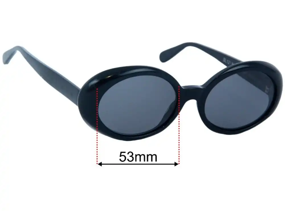 Sunglass Fix Replacement Lenses for Saint Laurent SL 121 Nicole - 53mm Wide Sunglass Fix Replacement Lenses for Saint Laurent SL 121 Nicole - 53mm Wide