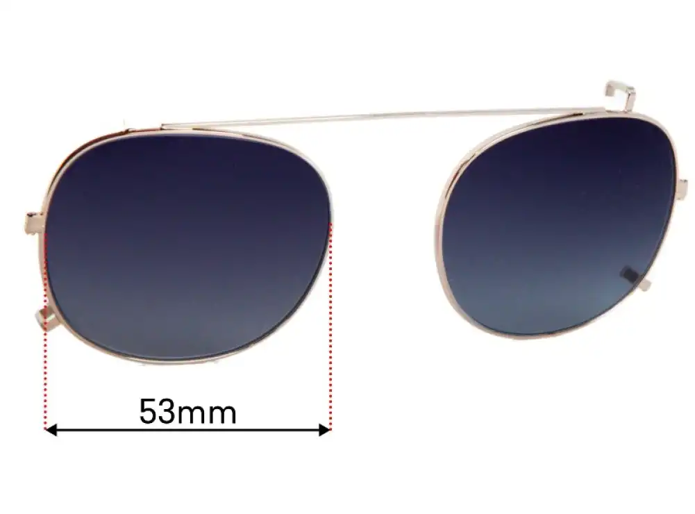 Sunglass Fix Lentes de Repuesto para Titanium Optix Heritage - 53mm Wide Sunglass Fix Lentes de Repuesto para Titanium Optix Heritage - 53mm Wide