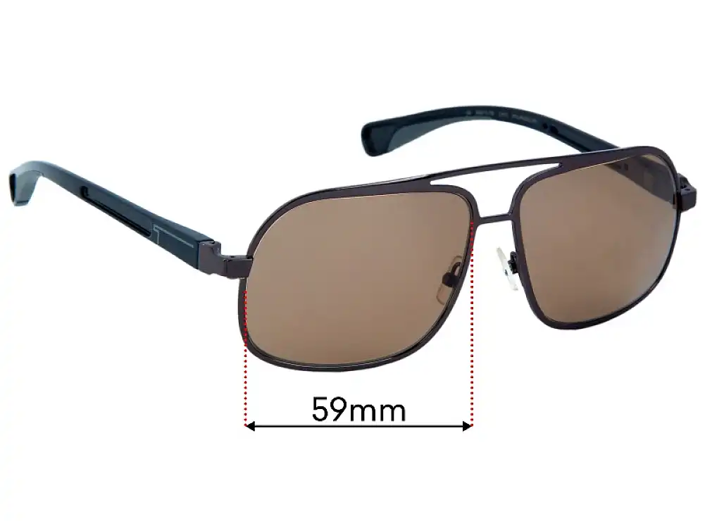 Sunglass Fix Lentes de Repuesto para Zeiss Tumi Esplanade - 59mm Wide Sunglass Fix Lentes de Repuesto para Zeiss Tumi Esplanade - 59mm Wide