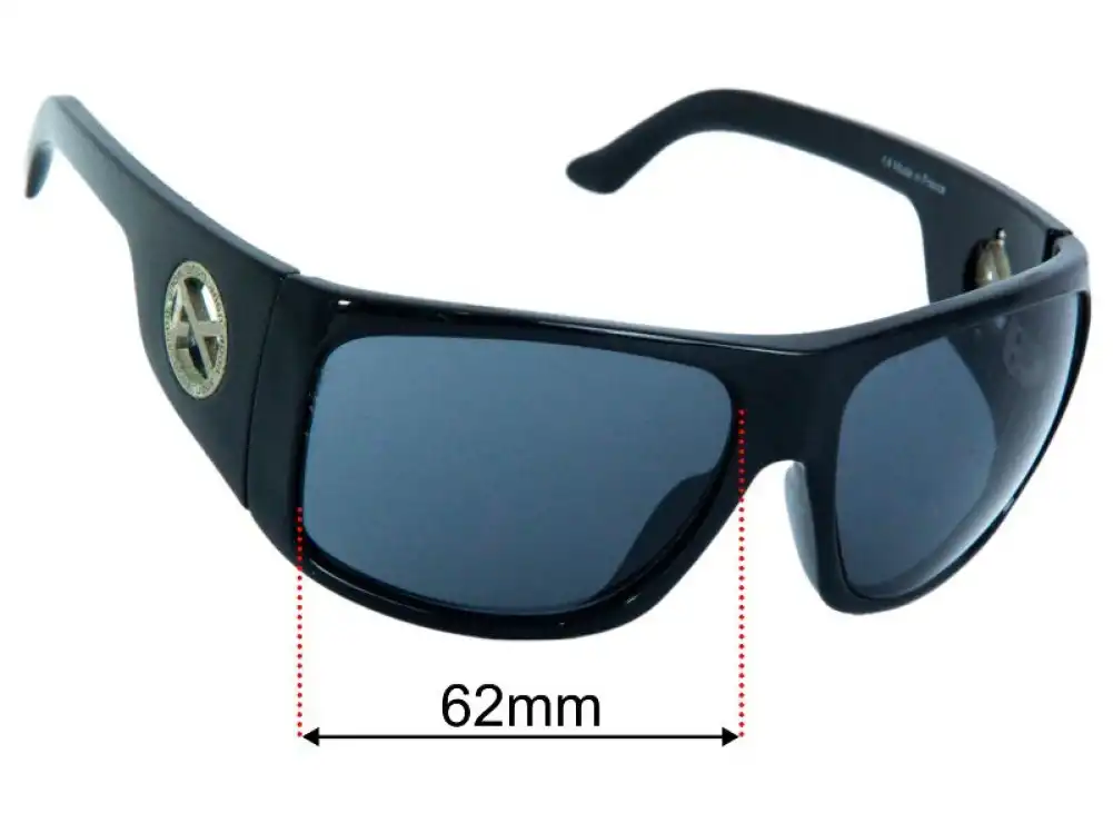 Sunglass Fix Lentes de Repuesto para Anon Comrade - 62mm Wide - Side View Sunglass Fix Lentes de Repuesto para Anon Comrade - 62mm Wide - Side View