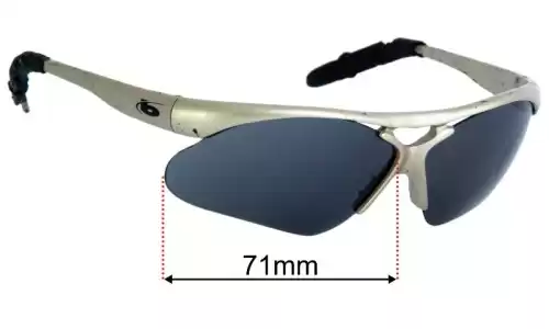 Sunglass Fix Lentes de Repuesto para Bolle Parole - 71mm Wide Bolle Parole Lentes de Repuesto 71mm wide