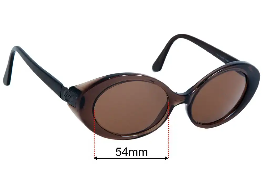 Sunglass Fix Lentes de Repuesto para Sergio Tacchini ST 1548-S - 54mm Wide Sunglass Fix Lentes de Repuesto para Sergio Tacchini ST 1548-S - 54mm Wide