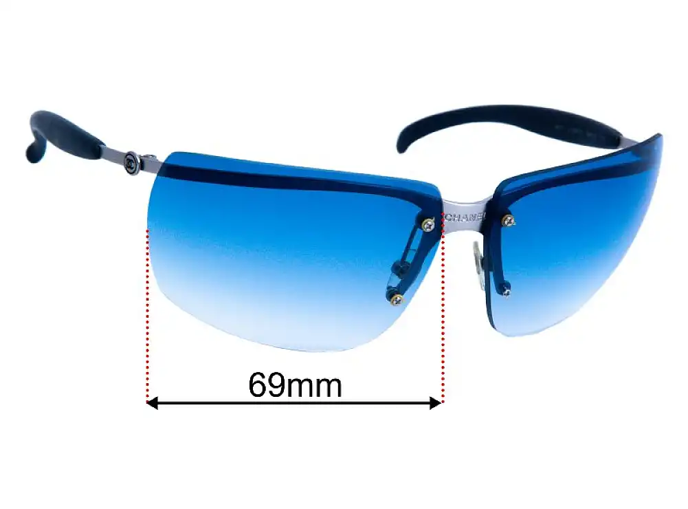 Sunglass Fix Lentes de Repuesto para Chanel 4011 - 69mm Wide Sunglass Fix Lentes de Repuesto para Chanel 4011 - 69mm Wide