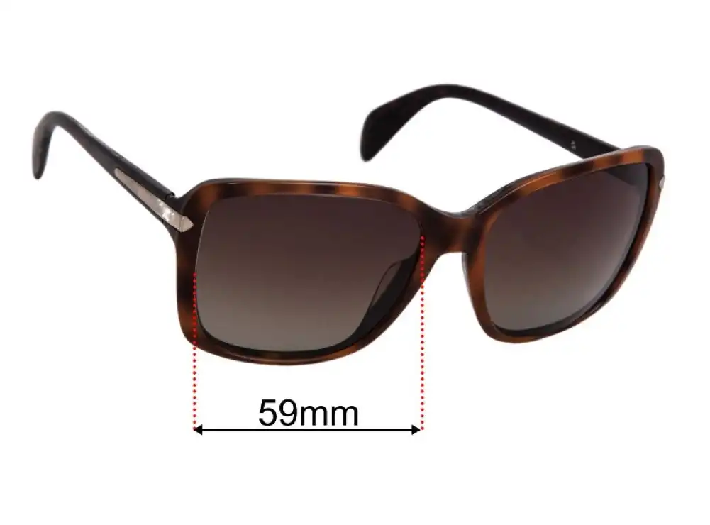 Sunglass Fix Lentes de Repuesto para Prada SPR14P - 59mm Wide Sunglass Fix Lentes de Repuesto para Prada SPR14P - 59mm Wide