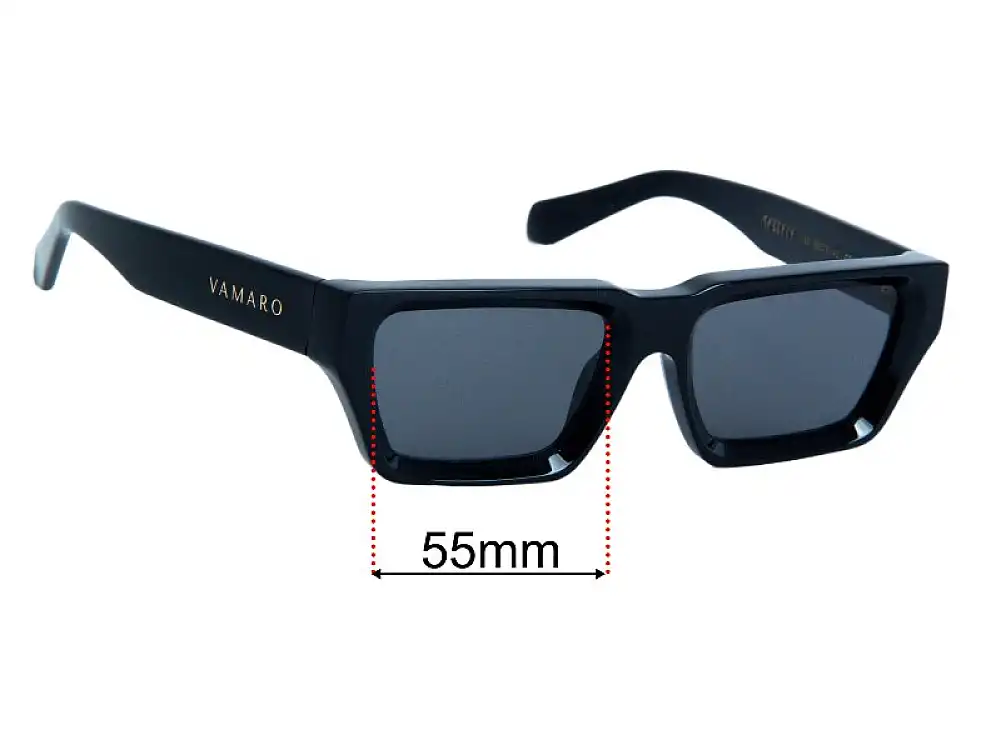 Sunglass Fix Lentes de Repuesto para Vamaro Gabbana - 55mm Wide Sunglass Fix Lentes de Repuesto para Vamaro Gabbana - 55mm Wide