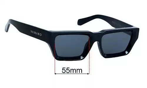 Sunglass Fix Lentes de Repuesto para Vamaro Gabbana - 55mm Wide Vamaro Gabbana Lentes de Repuesto 55mm wide