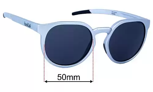 Sunglass Fix Lentes de Repuesto para Bolle Merit - 50mm Wide Bolle Merit Lentes de Repuesto 50mm wide