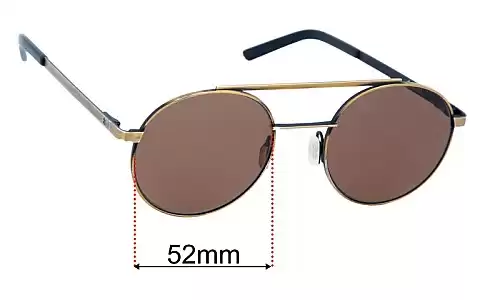 Sunglass Fix Lentes de Repuesto para Enki Jupiter - 52mm Wide Enki Jupiter Lentes de Repuesto 52mm wide