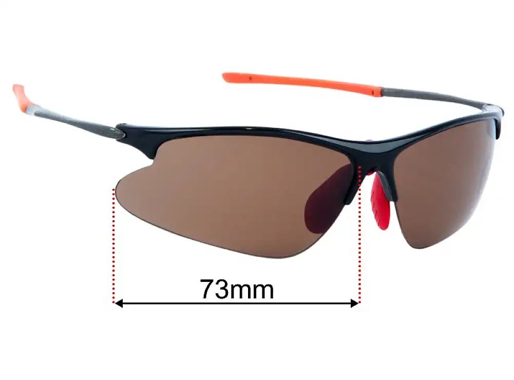 Sunglass Fix Lentes de Repuesto para Jetblack Svelto - 73mm Wide Sunglass Fix Lentes de Repuesto para Jetblack Svelto - 73mm Wide