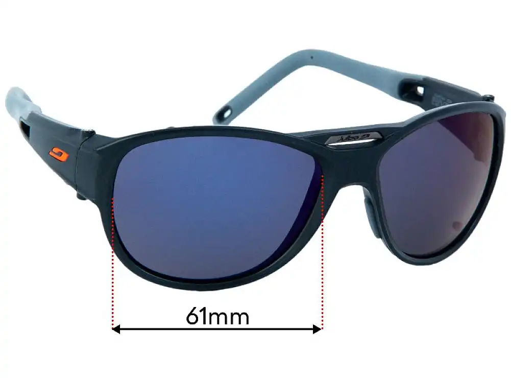 Sunglass Fix Lentes de Repuesto para Julbo Explorer 2.0 - 61mm Wide Sunglass Fix Lentes de Repuesto para Julbo Explorer 2.0 - 61mm Wide