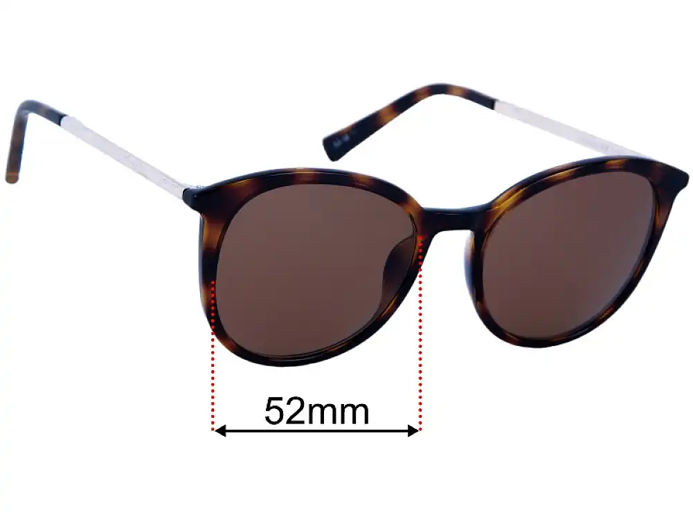 Sunglass Fix Lentes de Repuesto para Le Specs Le Danzing - 52mm Wide Sunglass Fix Lentes de Repuesto para Le Specs Le Danzing - 52mm Wide