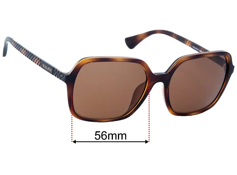 Sunglass Fix Lentes de Repuesto para Polo RA 5291U - 56mm Wide Sunglass Fix Lentes de Repuesto para Polo RA 5291U - 56mm Wide