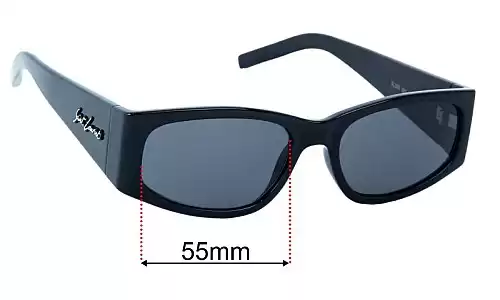 Sunglass Fix Lentes de Repuesto para Saint Laurent SL 329 - 55mm Wide Saint Laurent SL 329 Lentes de Repuesto 55mm wide