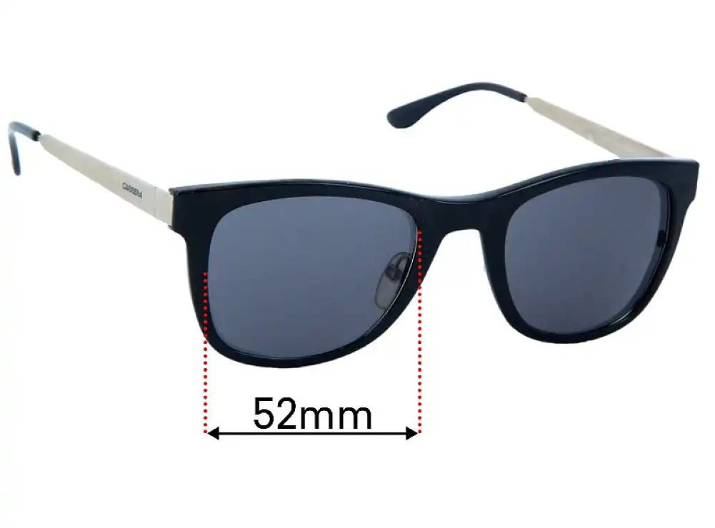 Sunglass Fix Lentes de Repuesto para Carrera 5023/S - 52mm Wide Sunglass Fix Lentes de Repuesto para Carrera 5023/S - 52mm Wide