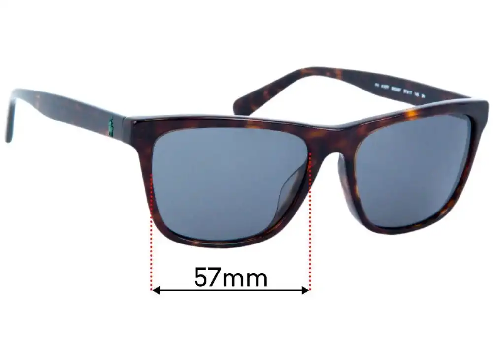 Sunglass Fix Lentes de Repuesto para Ralph Lauren PH4167F (Low Bridge Fit) - 57mm Wide Sunglass Fix Lentes de Repuesto para Ralph Lauren PH4167F (Low Bridge Fit) - 57mm Wide