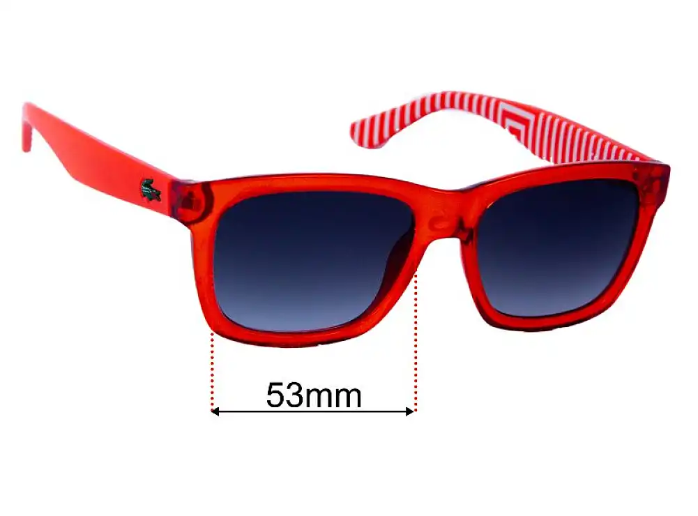 Sunglass Fix Replacement Lenses for Lacoste L711S 53mm Sunglass Fix Replacement Lenses for Lacoste L711S 53mm