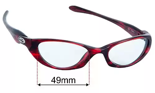 Sunglass Fix Lentes de Repuesto para Oakley Halo - 49mm Wide Oakley Halo Lentes de Repuesto 49mm wide