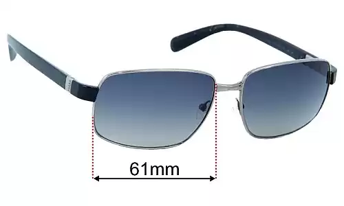 Sunglass Fix Replacement Lenses for Prada SPR52N - 61mm Wide Prada SPR52N Replacement Lenses 61mm wide