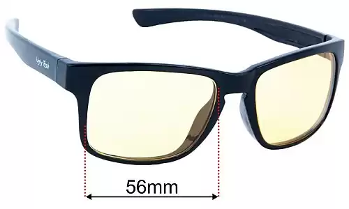 Sunglass Fix Lentes de Repuesto para Ugly Fish PU5311 - 56mm Wide Ugly Fish PU5311 Lentes de Repuesto 56mm wide