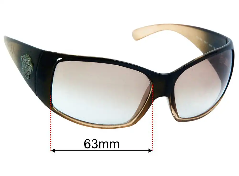 Sunglass Fix Lentes de Repuesto para Versace MOD 4055 - 63mm Wide Sunglass Fix Lentes de Repuesto para Versace MOD 4055 - 63mm Wide