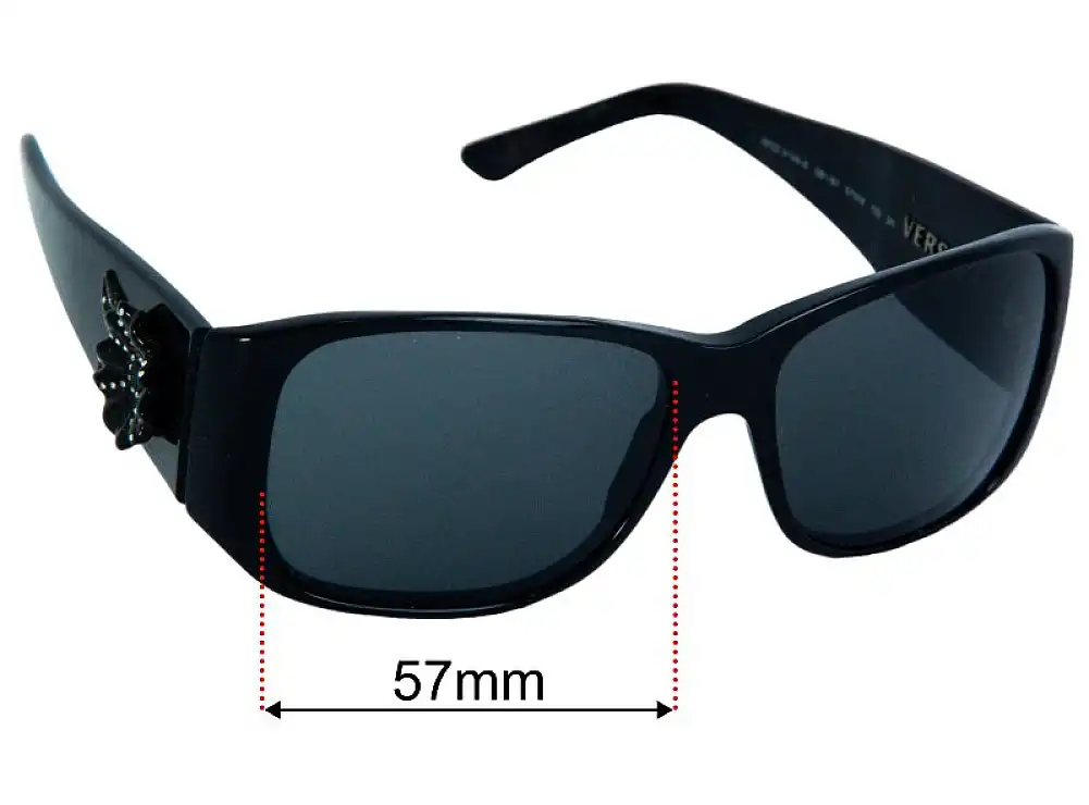 Sunglass Fix Lentes de Repuesto para Versace MOD 4148-B - 57mm Wide Sunglass Fix Lentes de Repuesto para Versace MOD 4148-B - 57mm Wide