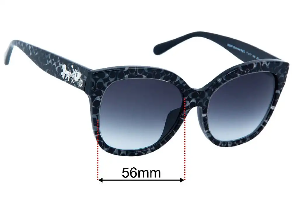 Sunglass Fix Lentes de Repuesto para Coach HC8264F - 56mm Wide Sunglass Fix Lentes de Repuesto para Coach HC8264F - 56mm Wide