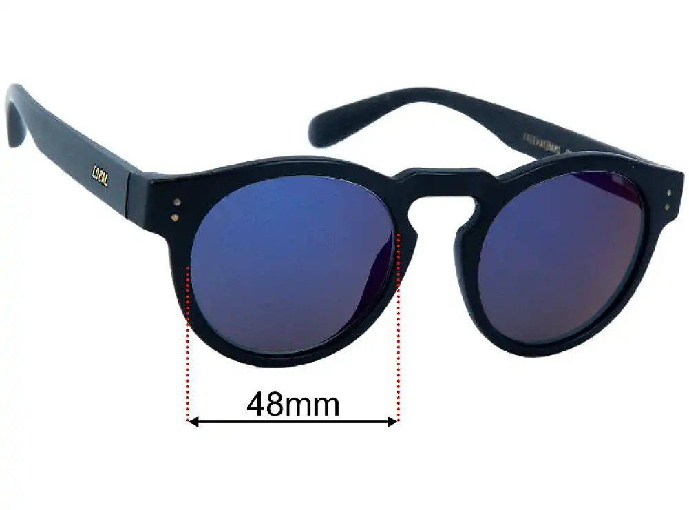 Sunglass Fix Lentes de Repuesto para Local Supply Freeway - 48mm Wide Sunglass Fix Lentes de Repuesto para Local Supply Freeway - 48mm Wide