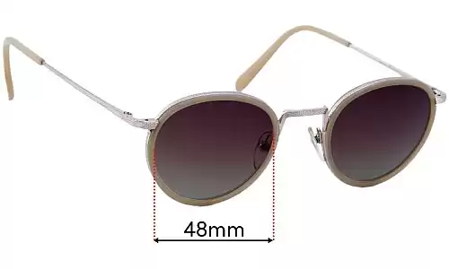 Sunglass Fix Lentes de Repuesto para Moscot Bupkes - 48mm Wide Moscot Bupkes Lentes de Repuesto 48mm wide