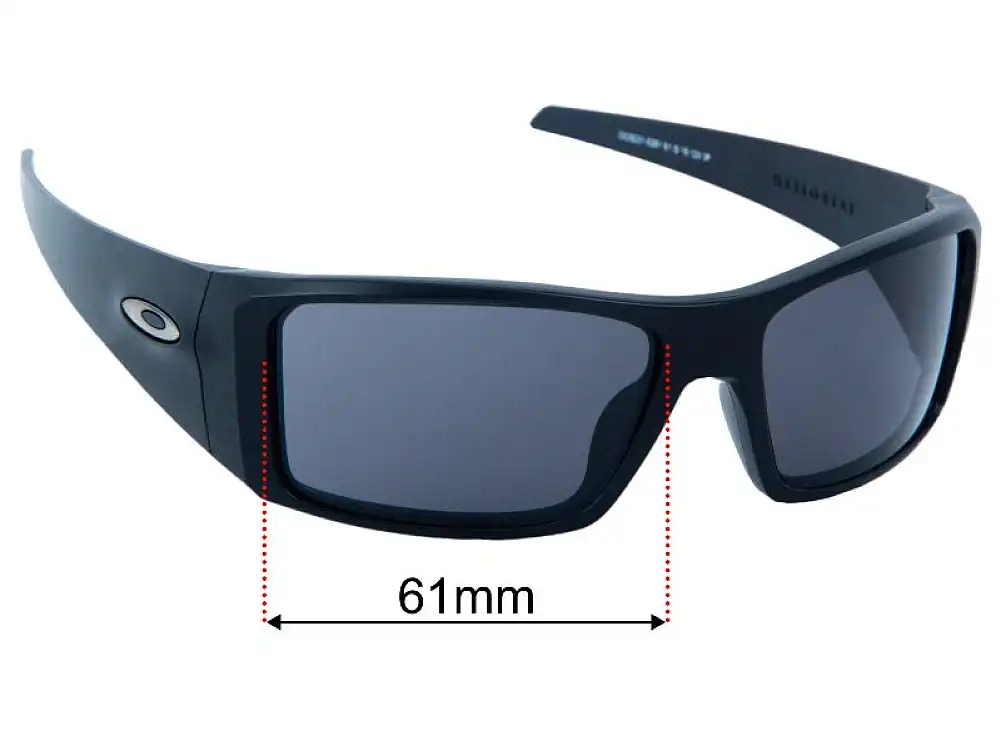 Sunglass Fix Lentes de Repuesto para Oakley Heliostat OO9231 - 61mm Wide Sunglass Fix Lentes de Repuesto para Oakley Heliostat OO9231 - 61mm Wide