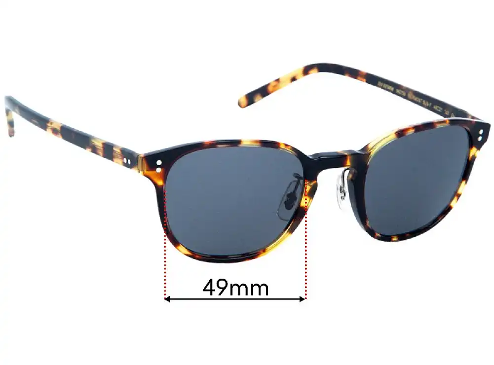 Sunglass Fix Lentes de Repuesto para Oliver Peoples Fairmont Sun-F OV5219SM - 49mm Wide Sunglass Fix Lentes de Repuesto para Oliver Peoples Fairmont Sun-F OV5219SM - 49mm Wide