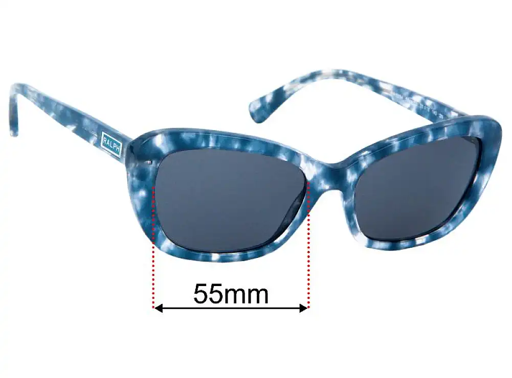 Sunglass Fix Lentes de Repuesto para Polo RA 5264 - 55mm Wide Sunglass Fix Lentes de Repuesto para Polo RA 5264 - 55mm Wide
