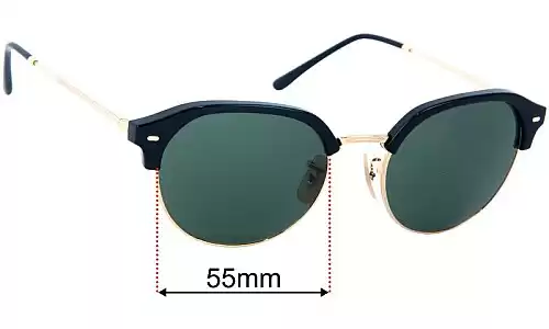 Sunglass Fix Lentes de Repuesto para Ray-Ban RB4429 - 55mm Wide Ray-Ban RB4429 Lentes de Repuesto 55mm wide