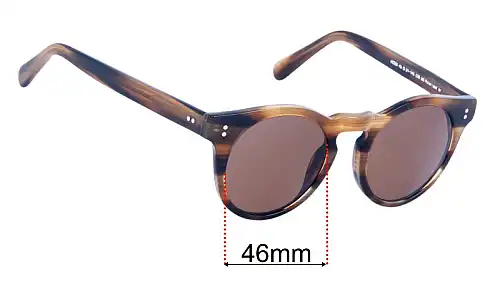 Sunglass Fix Lentes de Repuesto para Annex AC333 - 46mm Wide Annex AC333 Lentes de Repuesto 46mm wide