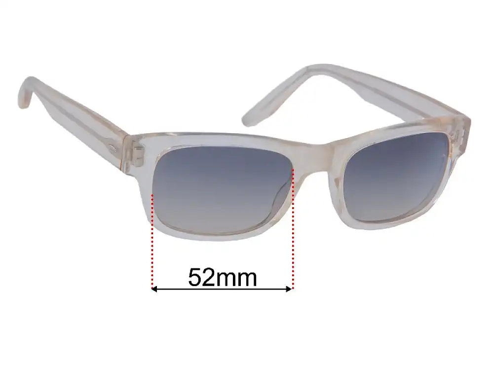 Sunglass Fix Lentes de Repuesto para Barton Perreira Preston - 52mm Wide Sunglass Fix Lentes de Repuesto para Barton Perreira Preston - 52mm Wide