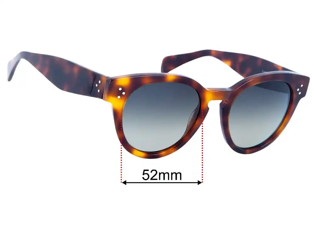 Sunglass Fix Lentes de Repuesto para Celine CL 41049/S - 52mm Wide Sunglass Fix Lentes de Repuesto para Celine CL 41049/S - 52mm Wide