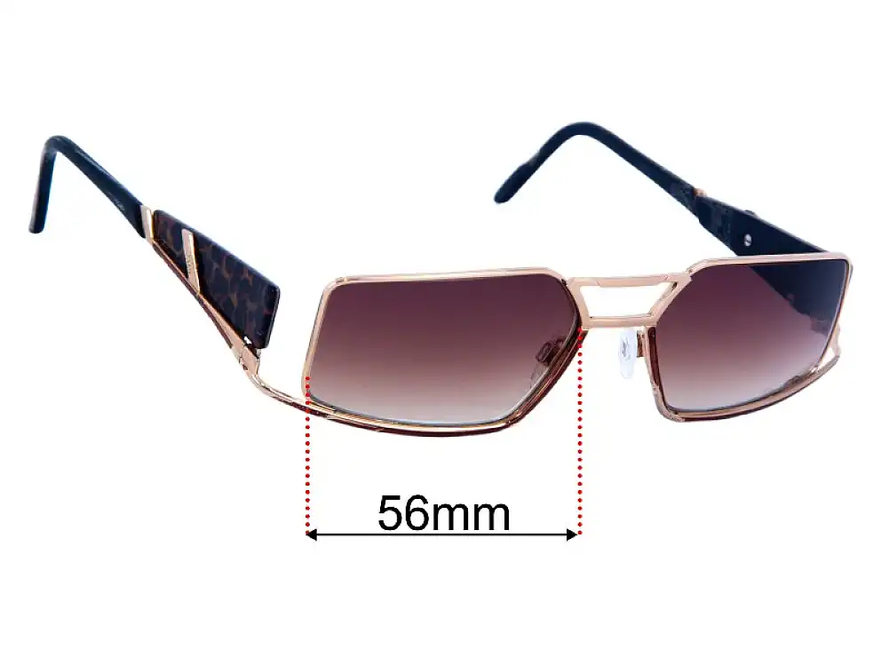 Sunglass Fix Lentes de Repuesto para Cazal Mod 915 - 56mm Wide Sunglass Fix Lentes de Repuesto para Cazal Mod 915 - 56mm Wide