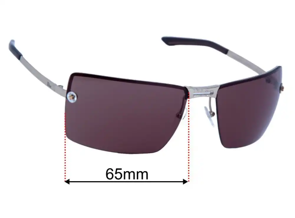 Sunglass Fix Lentes de Repuesto para Christian Dior Adiorable 2/L - 65mm Wide Sunglass Fix Lentes de Repuesto para Christian Dior Adiorable 2/L - 65mm Wide