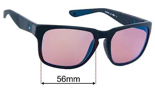Sunglass Fix Lentes de Repuesto para Dragon Seafarerx - 56mm Wide Dragon Seafarerx Lentes de Repuesto 56mm wide