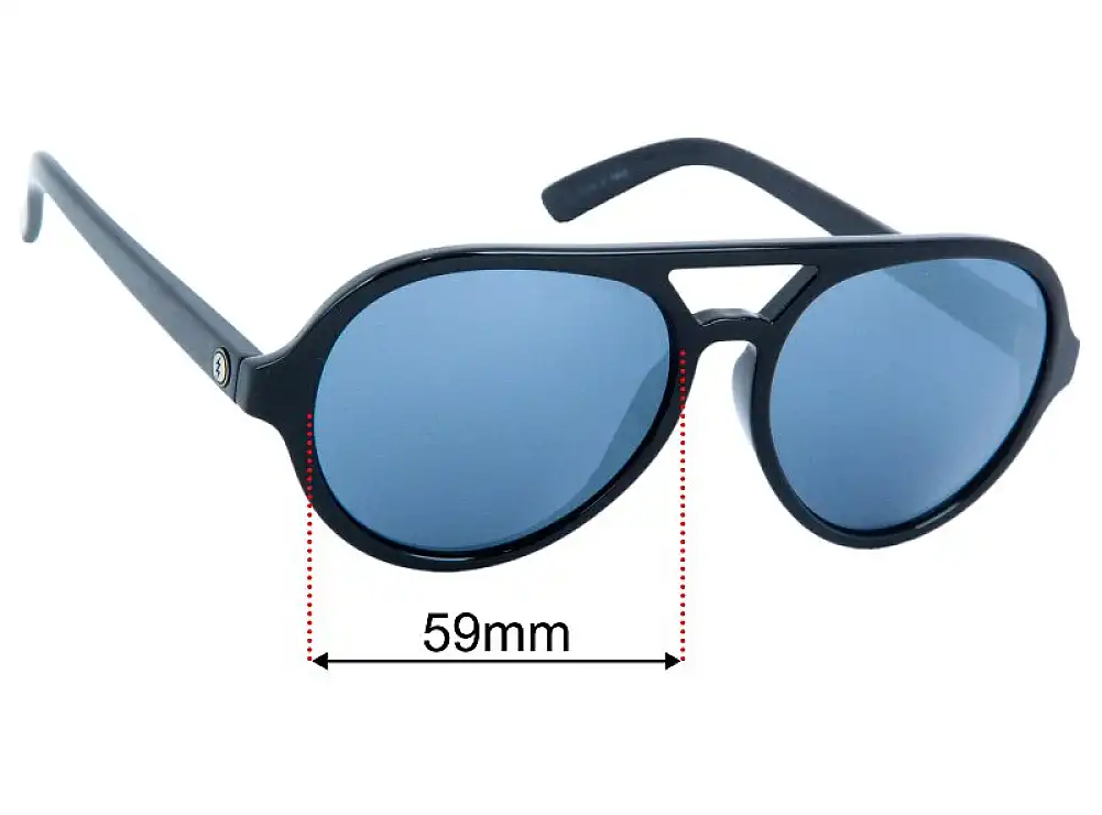 Sunglass Fix Lentes de Repuesto para Electric Scrambler - 59mm Wide Sunglass Fix Lentes de Repuesto para Electric Scrambler - 59mm Wide