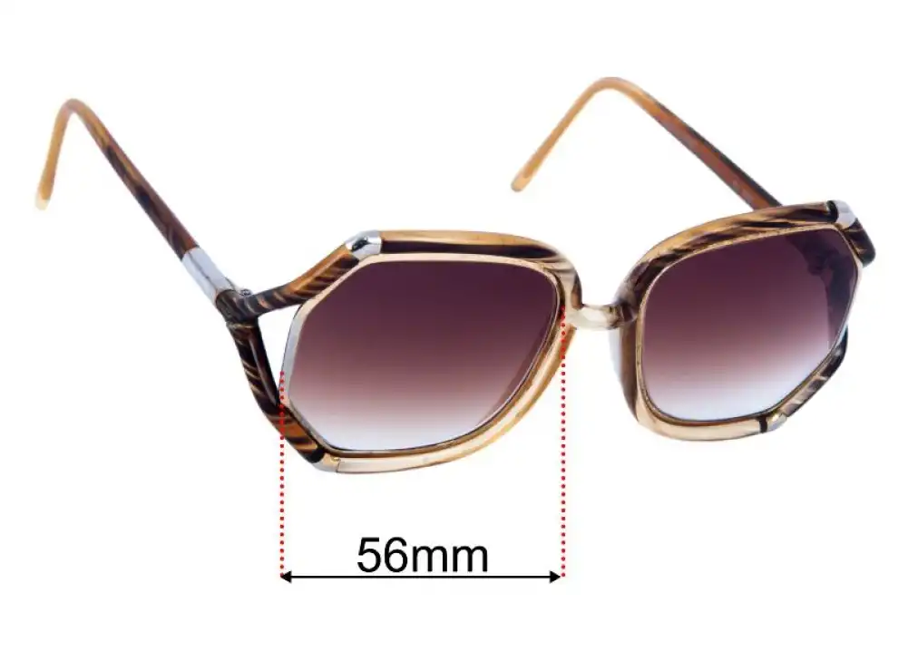 Sunglass Fix Lentes de Repuesto para Ted Lapidus TL 1042 - 56mm Wide Sunglass Fix Lentes de Repuesto para Ted Lapidus TL 1042 - 56mm Wide