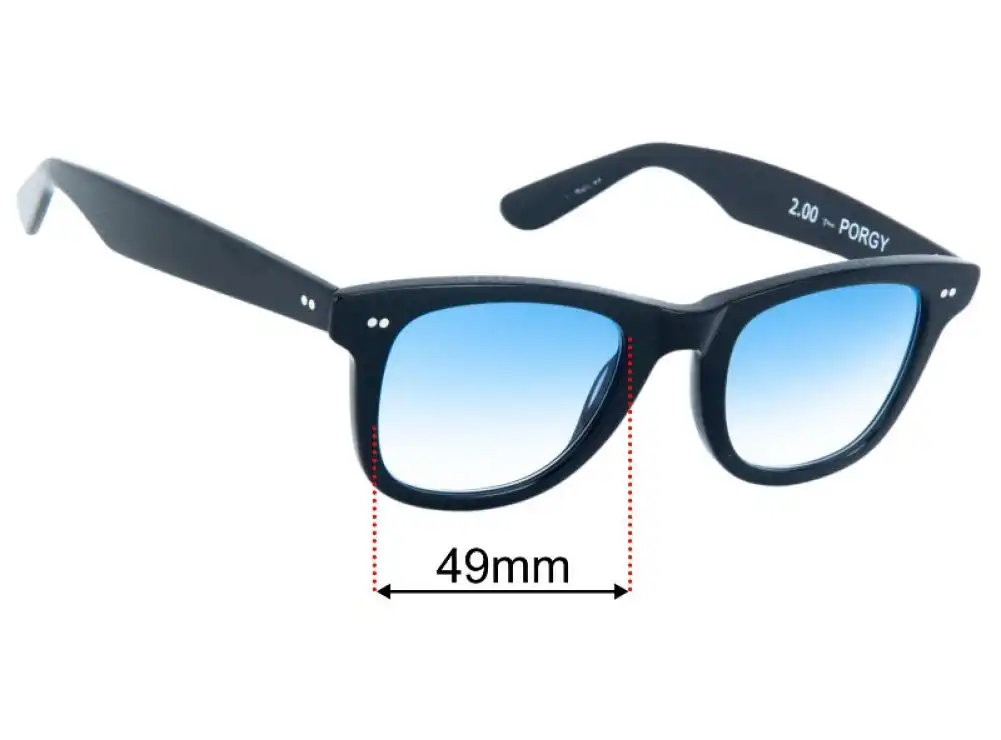 Sunglass Fix Lentes de Repuesto para Caddis Porgy - 49mm Wide Sunglass Fix Lentes de Repuesto para Caddis Porgy - 49mm Wide