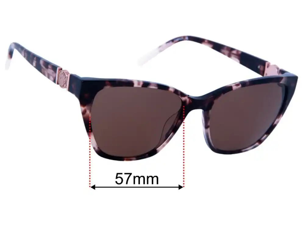 Sunglass Fix Lentes de Repuesto para Carla Zampatti Sun Rx 25 - 57mm Wide Sunglass Fix Lentes de Repuesto para Carla Zampatti Sun Rx 25 - 57mm Wide