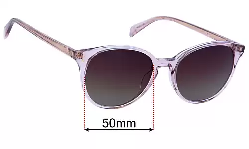Sunglass Fix Lentes de Repuesto para Kylie Minogue More More More Sun Rx - 50mm Wide Kylie Minogue More More More Sun Rx Lentes de Repuesto 50mm wide