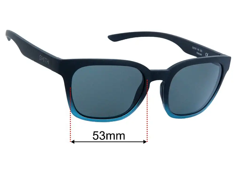 Sunglass Fix Lentes de Repuesto para Smith Founder Slim - 53mm Wide Sunglass Fix Lentes de Repuesto para Smith Founder Slim - 53mm Wide