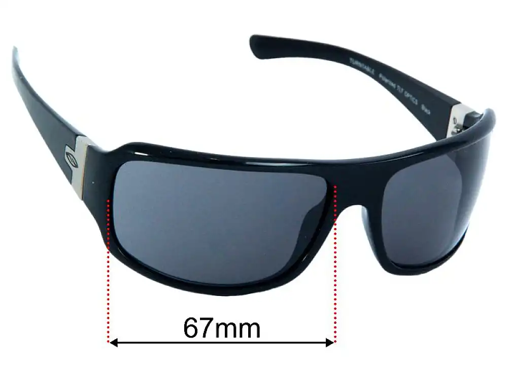 Sunglass Fix Lentes de Repuesto para Smith Turntable - 67mm Wide Sunglass Fix Lentes de Repuesto para Smith Turntable - 67mm Wide
